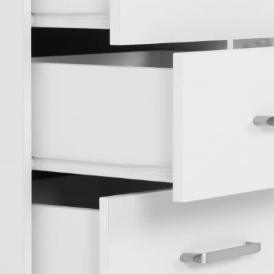 Dakota 3 Drawer Bedside Table – Compact Bedroom Storage - Image 7
