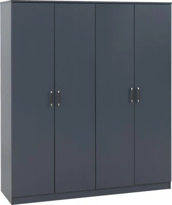 Dakota 4 Door Wardrobe – Extra Large Bedroom Storage - Image 3