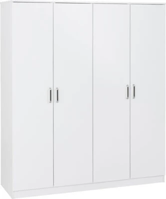 Dakota 4 Door Wardrobe – Extra Large Bedroom Storage - Image 7