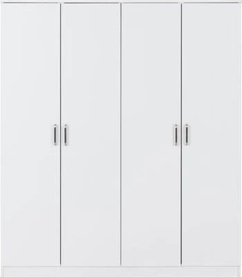 Dakota 4 Door Wardrobe – Extra Large Bedroom Storage - Image 8