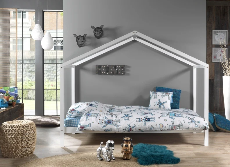 Dallas White Child's 'House' Bed W/Optional Storage Drawer - Image 7