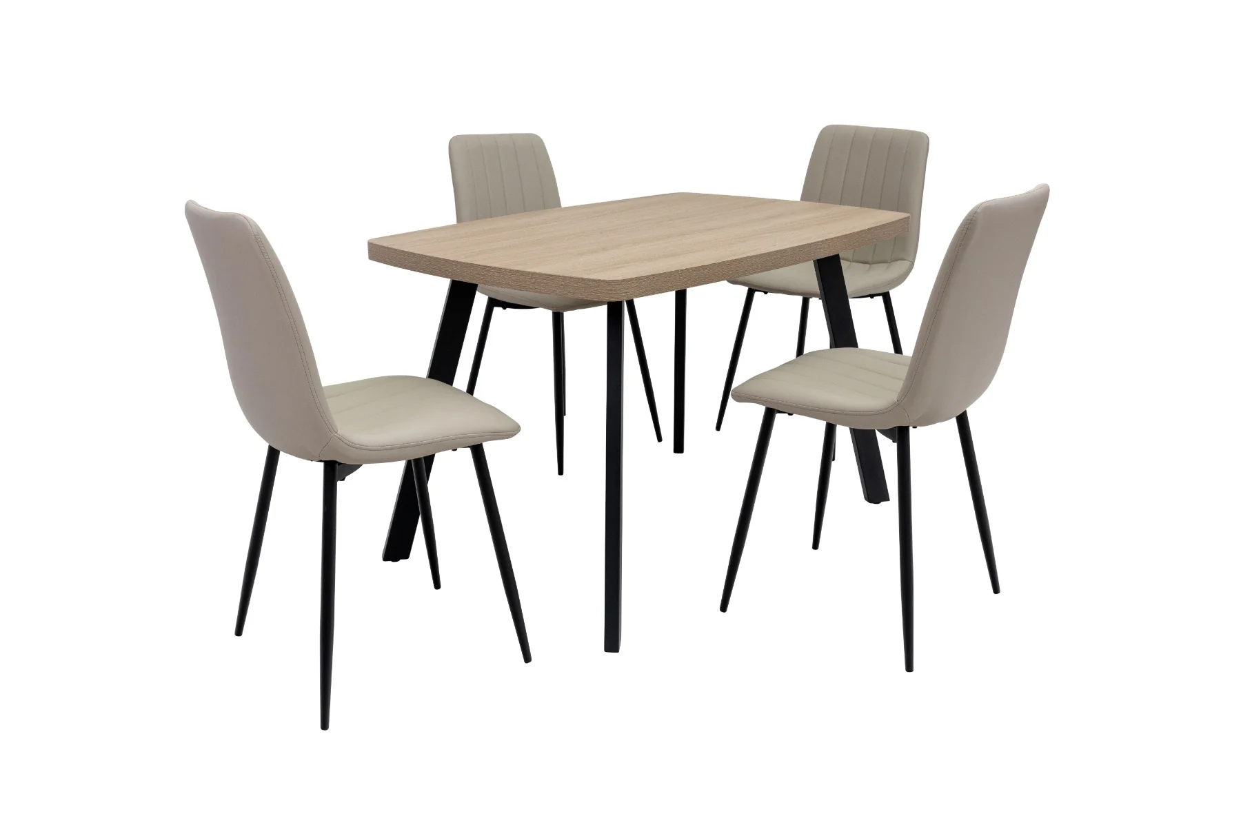 Dalton Light Oak Fixed Dining Tables - Image 2