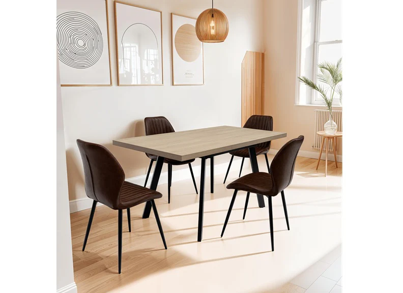 Dalton Extending Dining Sets W/Pomona Chairs