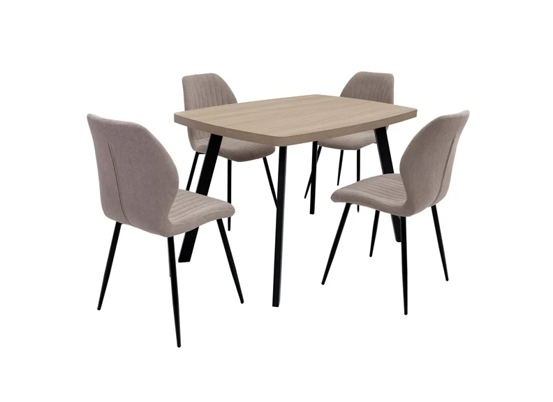 Dalton Fixed Dining Tables W/Conway Fabric Dining Chairs - Image 8