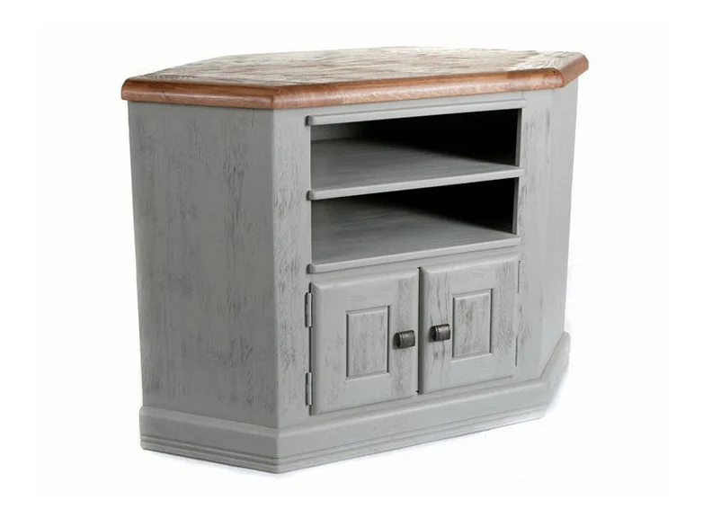 Danube Grey & Oak Corner TV Unit