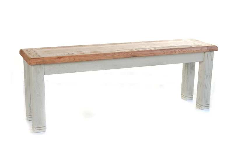 Danube Grey & Oak Dining Benches - Image 5