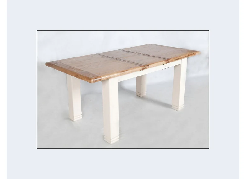 Danube White & Oak 1.4 m Ext. Dining Set - Image 3