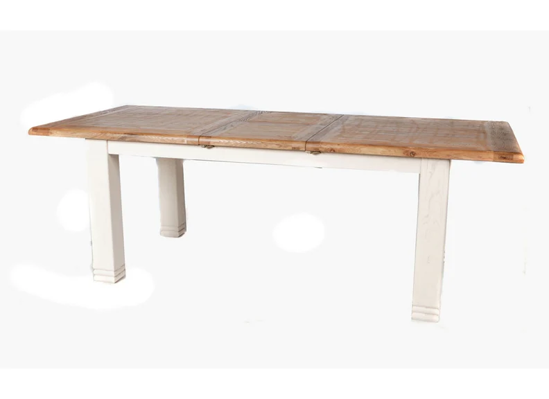 Danube White & Oak 1.8 m Ext. Dining Set with 1.4 m Bench - Image 3
