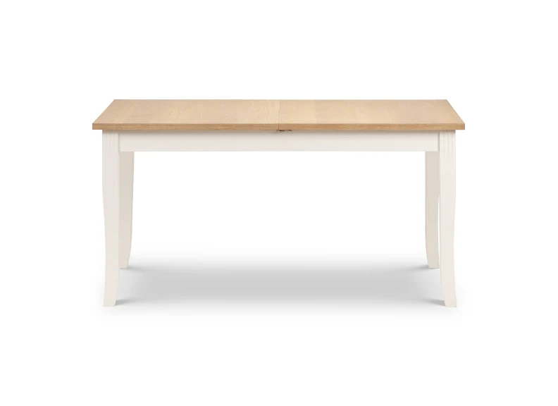 Davenport Ivory & Oak Extending Dining Set - Image 3