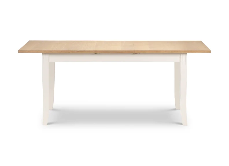 Davenport Ivory & Oak Extending Dining Set - Image 4