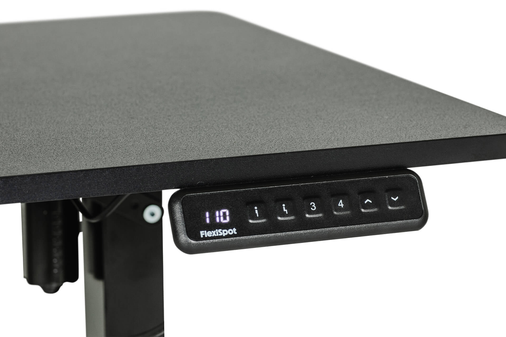 Dax Sit Stand Desk 120cm – White Matte Finish with Height Adjustment - Image 4
