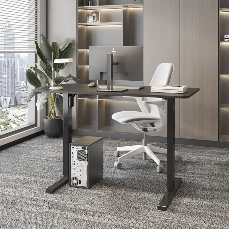 Dax Sit Stand Desk 120cm – White Matte Finish with Height Adjustment - Image 6
