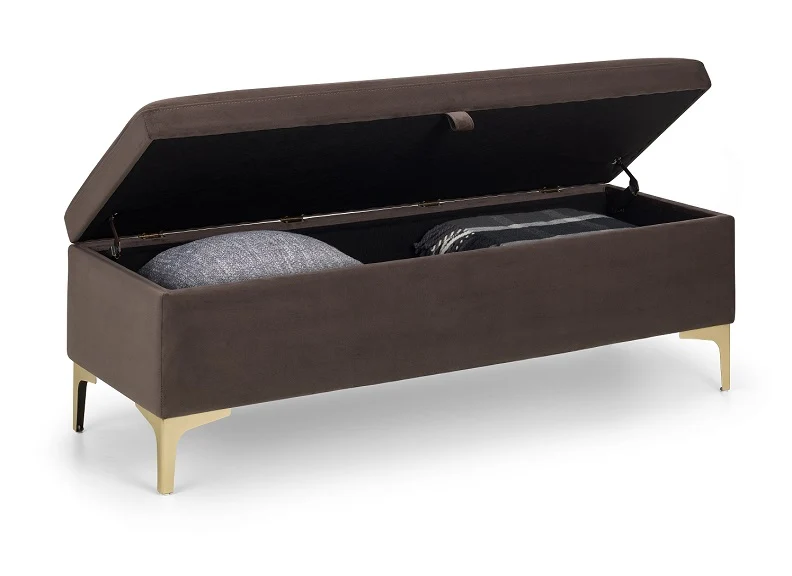 Deco Velvet Blanket Box - Image 5