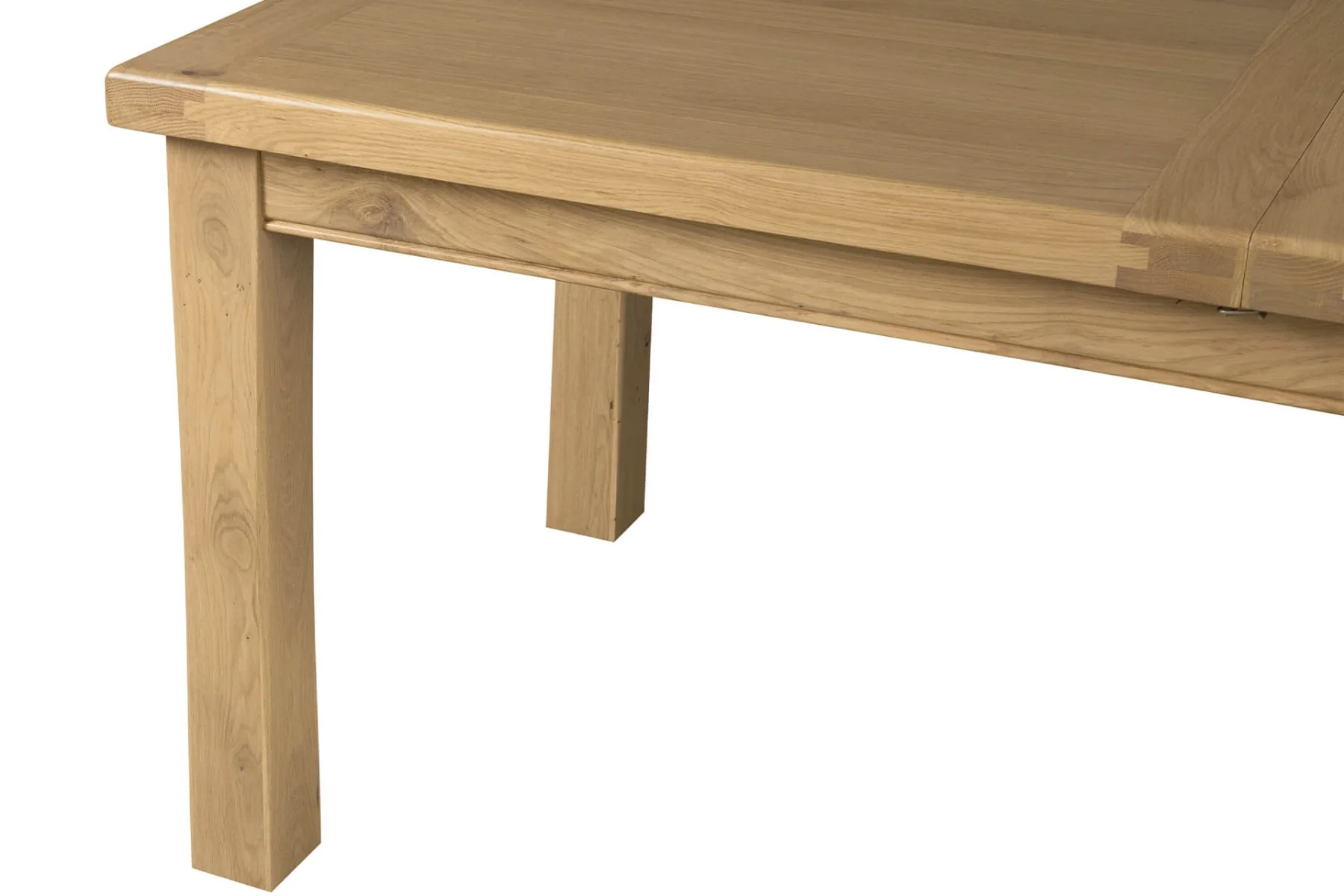 Delaney 180cm Extending Dining Table – Oak with Smooth Extension Mechanism - Image 10