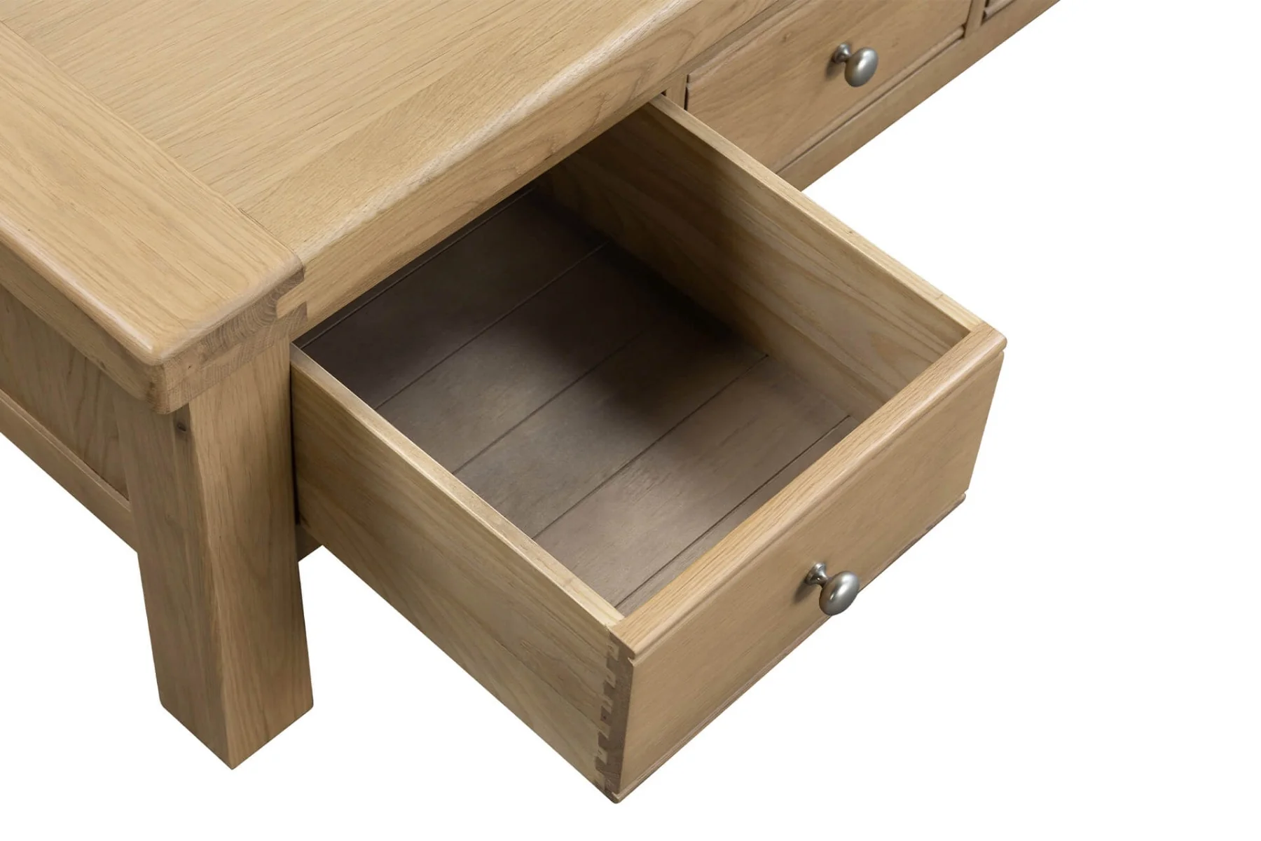 Delaney Coffee Table in Oak – Classic Design with Storage - Image 6