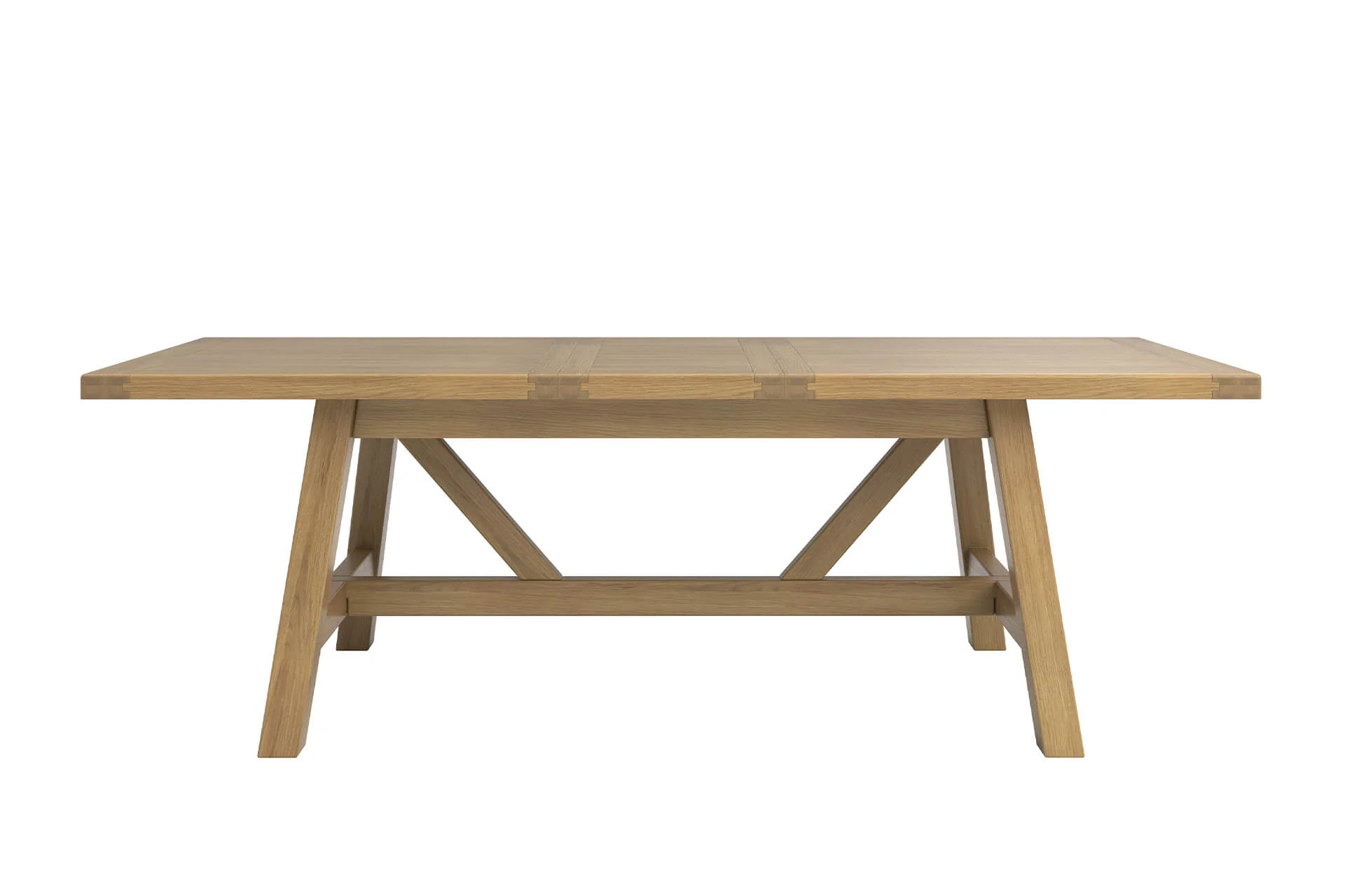 Delaney Extending Refectory Dining Table 190-235cm – Two-Tone Oak with Extension Leaf - Image 6