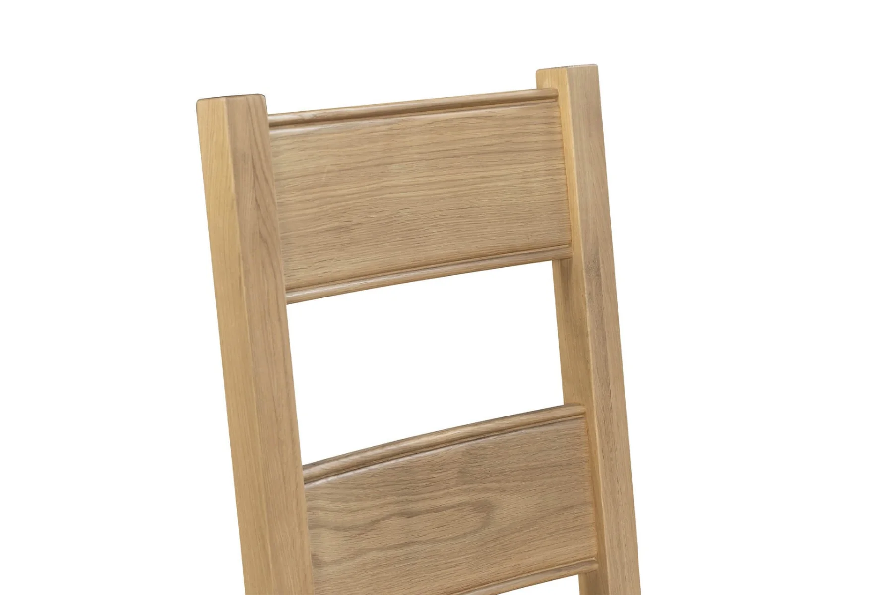 Delaney Solid Seat Dining Chair – Oak with Tall Backrest - Image 5