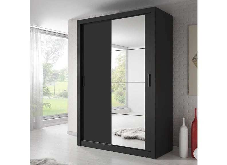 Denmark 1.2m Mirror Door Sliderobes - Image 4