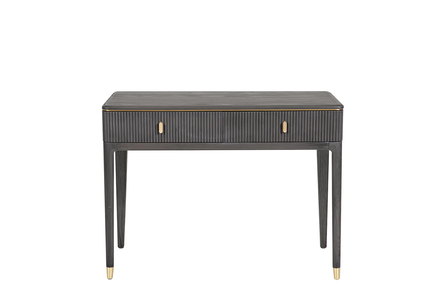 Diletta Dressing Table 2 Drawer - Ebony - Image 3