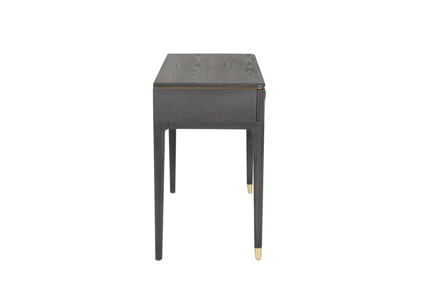 Diletta Dressing Table 2 Drawer - Ebony - Image 5