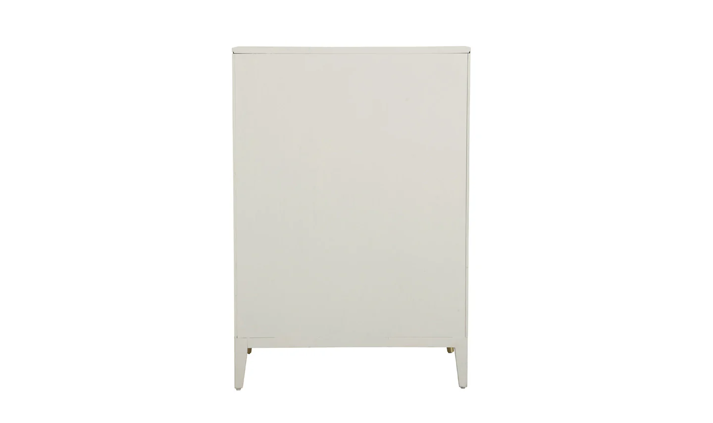 Diletta Tall Chest – 5 Ribbed Drawers in Stone Finish - Image 5