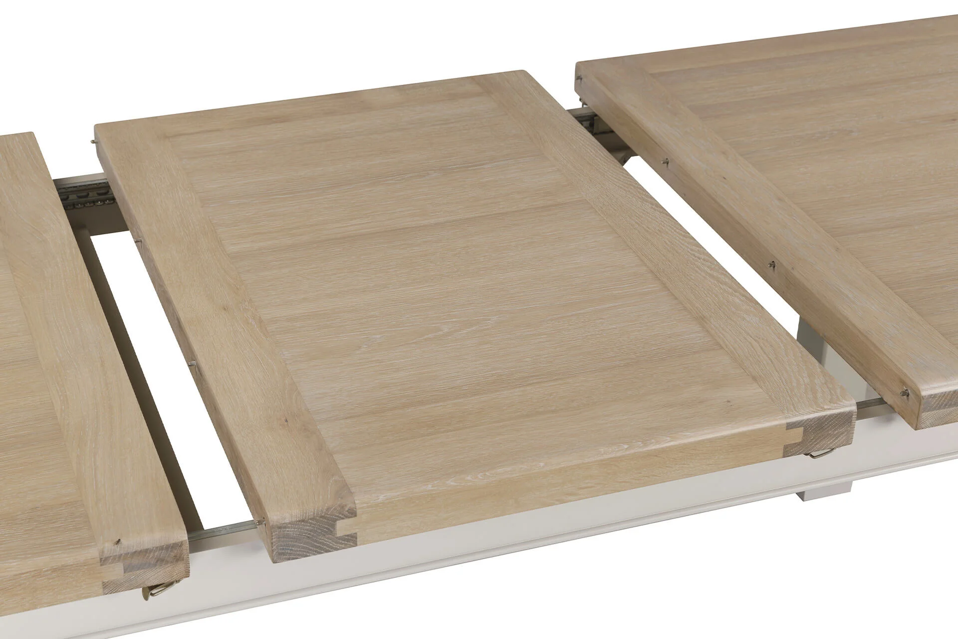 Doune Extending Dining Table – Taupe with Oak Veneer 120cm to 165cm (Pre-order for July) - Image 10