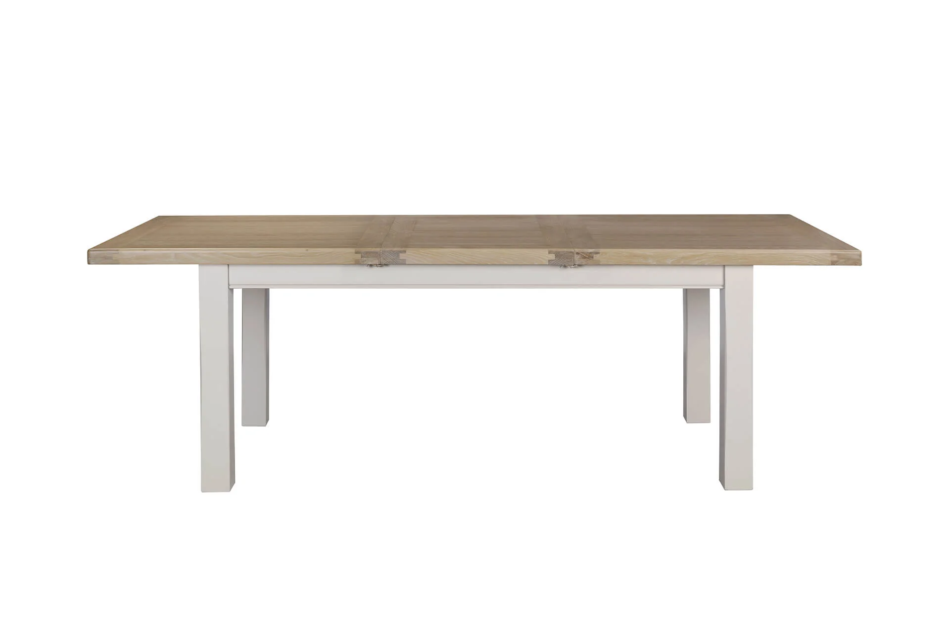 Doune Extending Dining Table – Taupe with Oak Veneer 120cm to 165cm (Pre-order for July) - Image 3