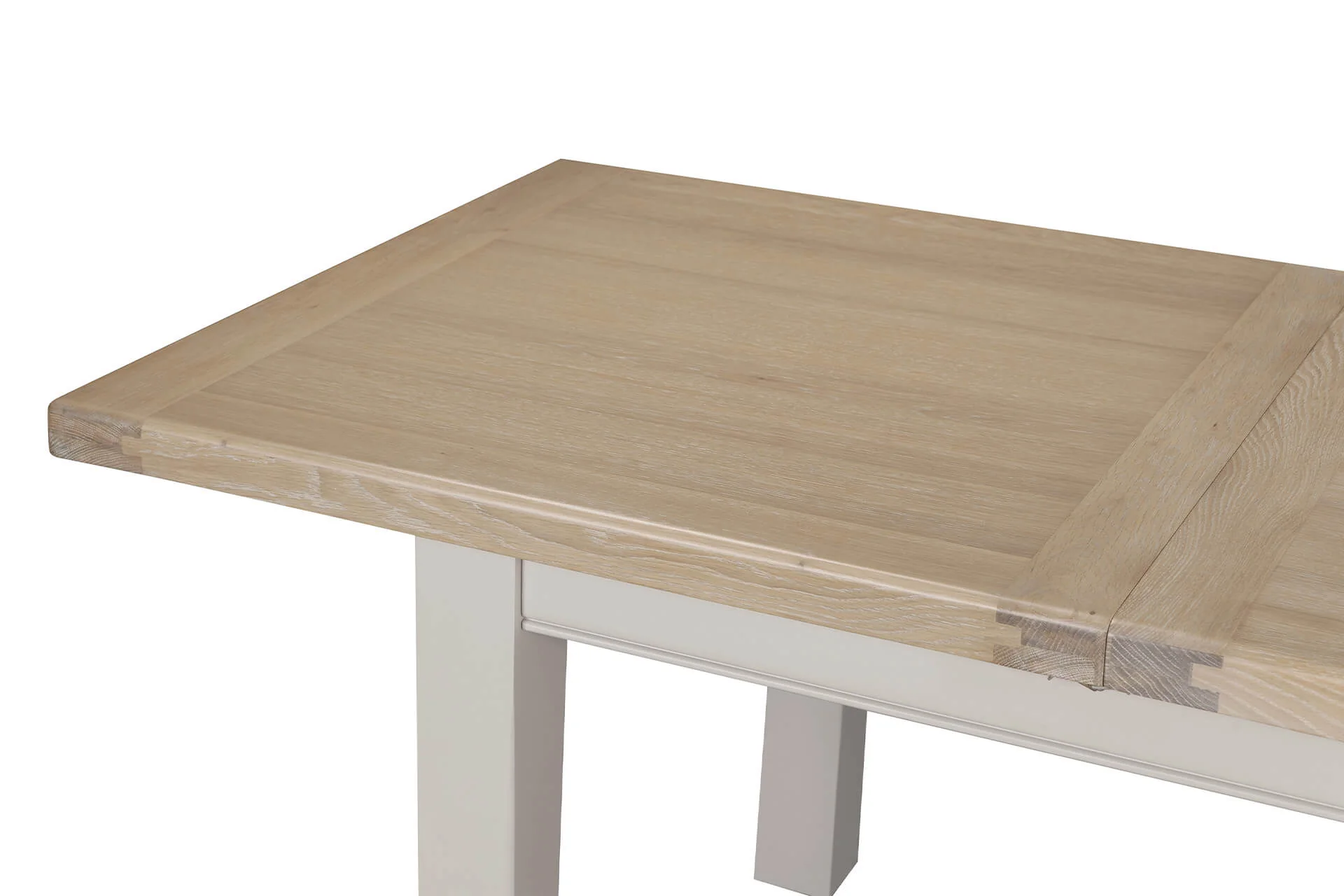 Doune Extending Dining Table – Taupe with Oak Veneer 120cm to 165cm (Pre-order for July) - Image 8
