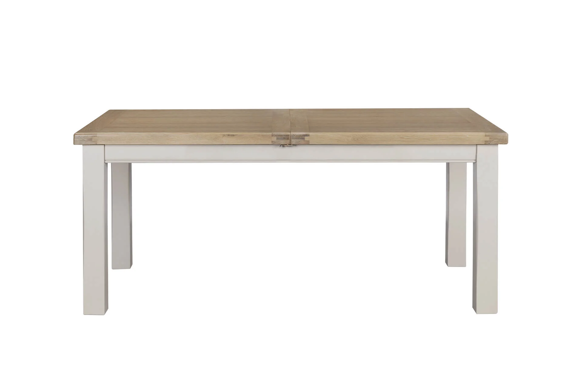 Doune Extending Dining Table – Taupe with Oak Veneer 180cm to 240cm - Image 5