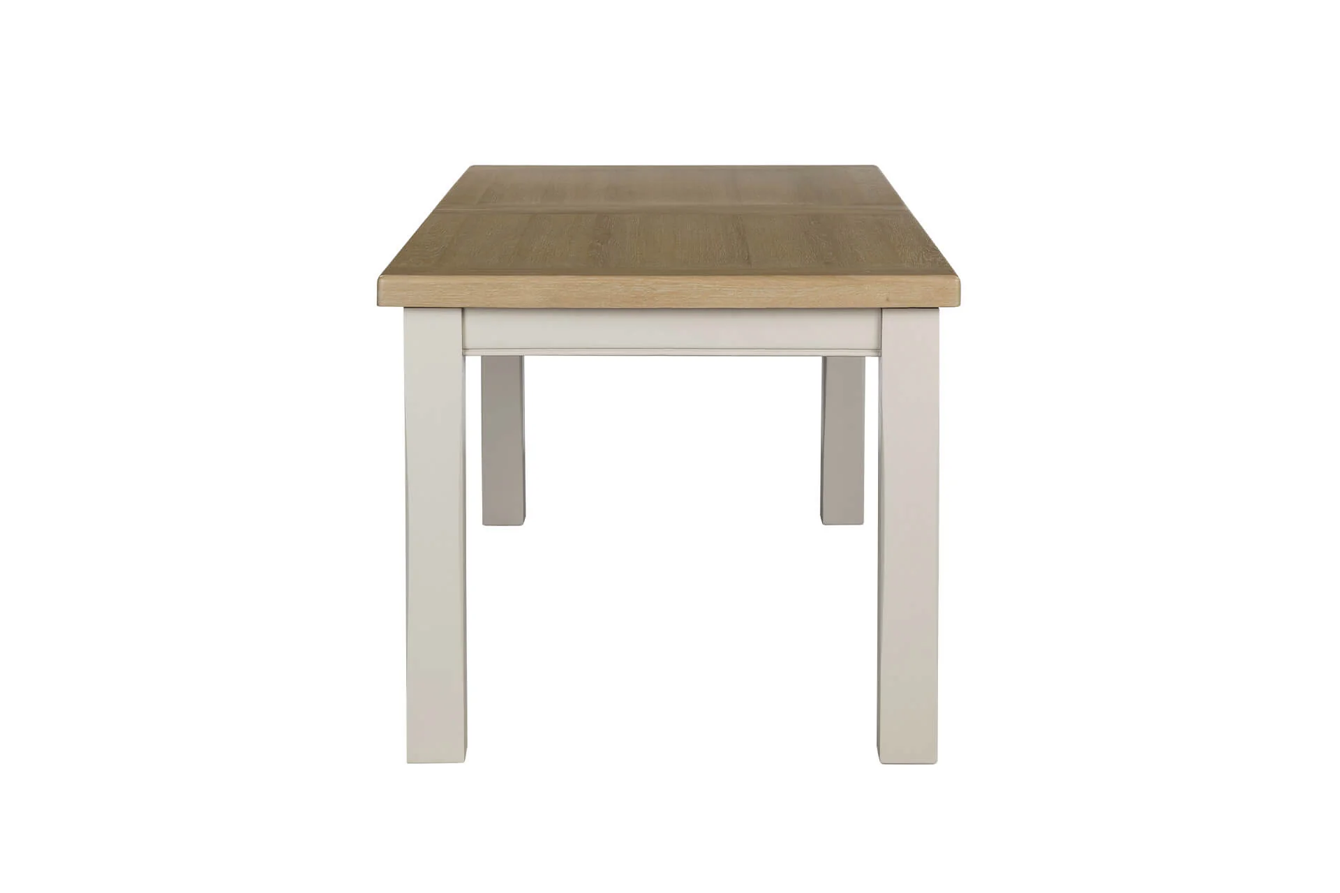 Doune Extending Dining Table – Taupe with Oak Veneer 180cm to 240cm - Image 7