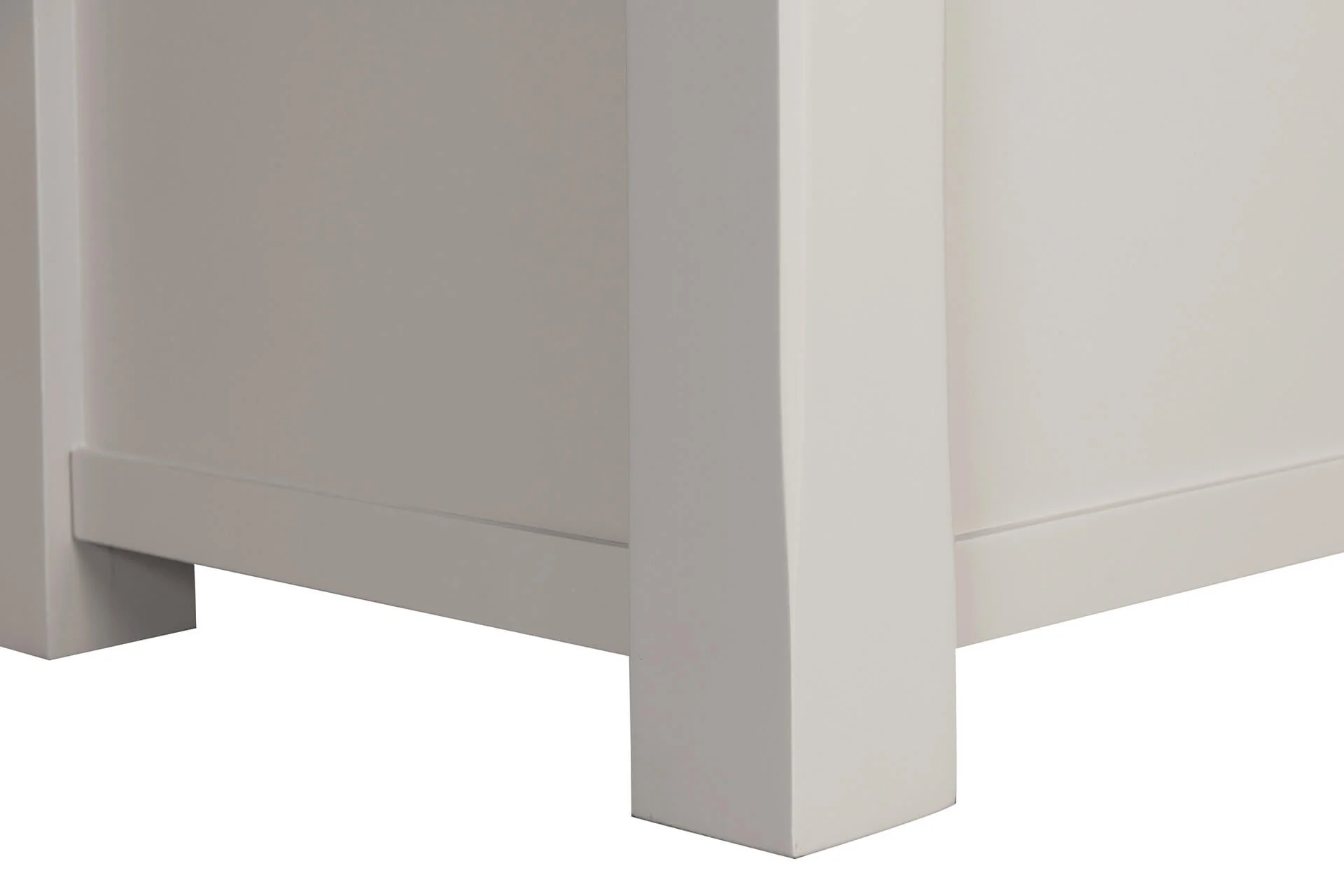 Doune Blanket Box – Taupe Painted Finish with Oak Top - Image 6