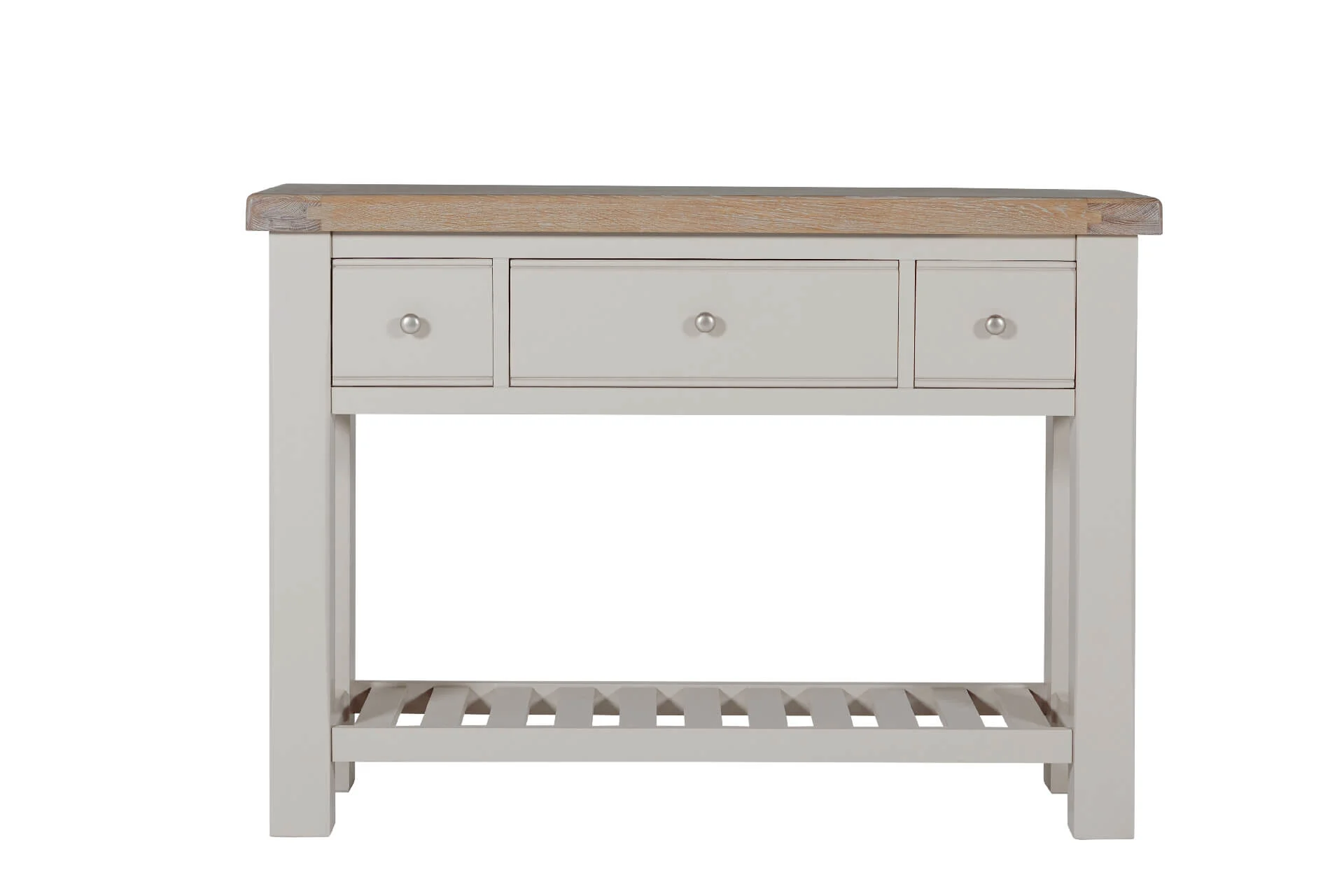 Doune Console Table – Taupe Finish with 3 Drawers (PRE-ORDER FOR AUGUST) - Image 11