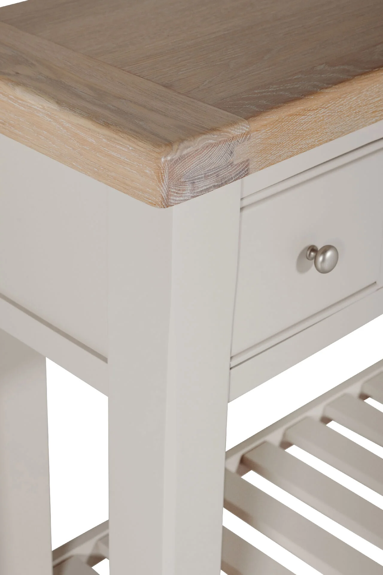 Doune Console Table – Taupe Finish with 3 Drawers (PRE-ORDER FOR AUGUST) - Image 5