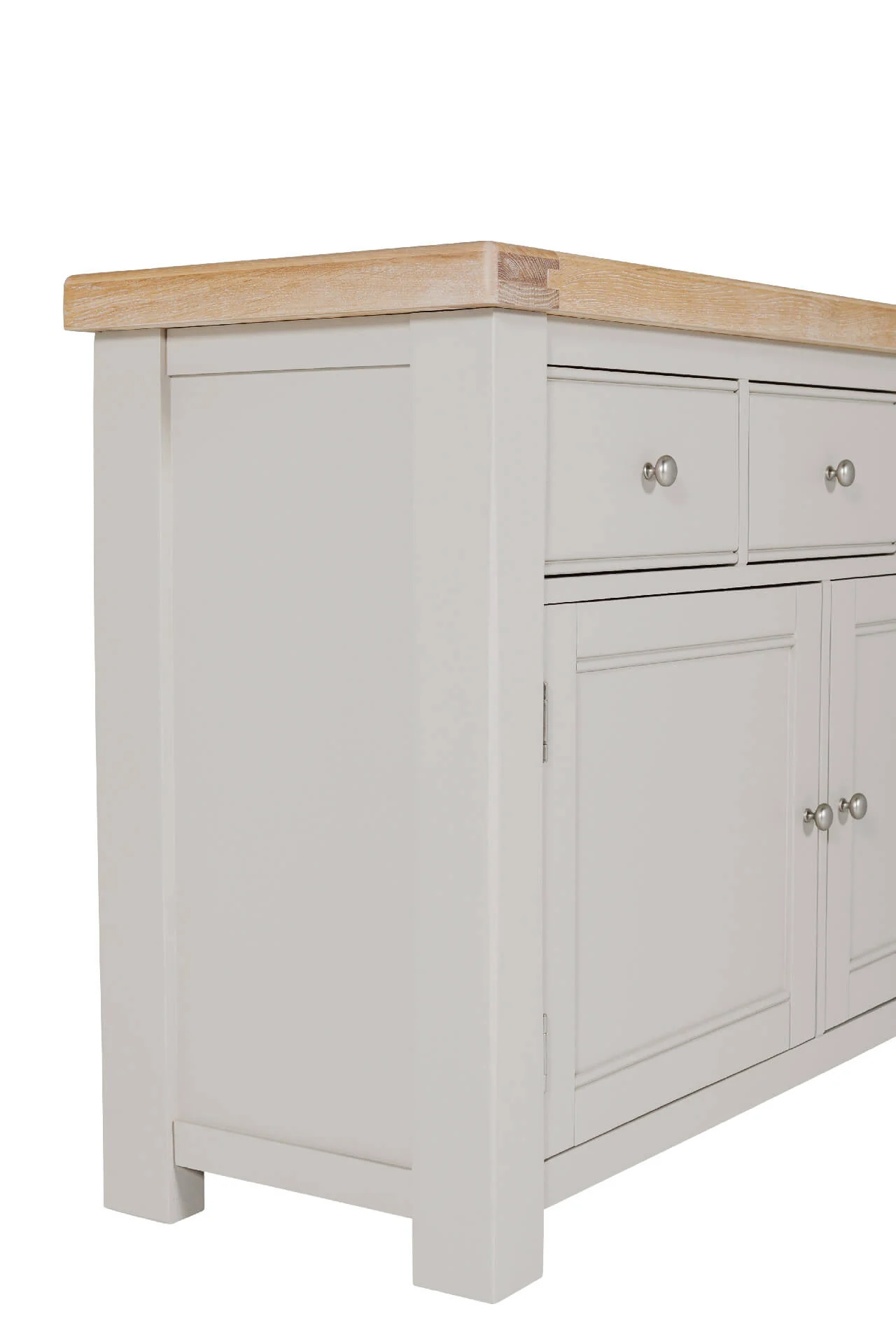 Doune Large Sideboard – Taupe with Oak Top (PRE-ORDER FOR SEPTEMBER) - Image 5