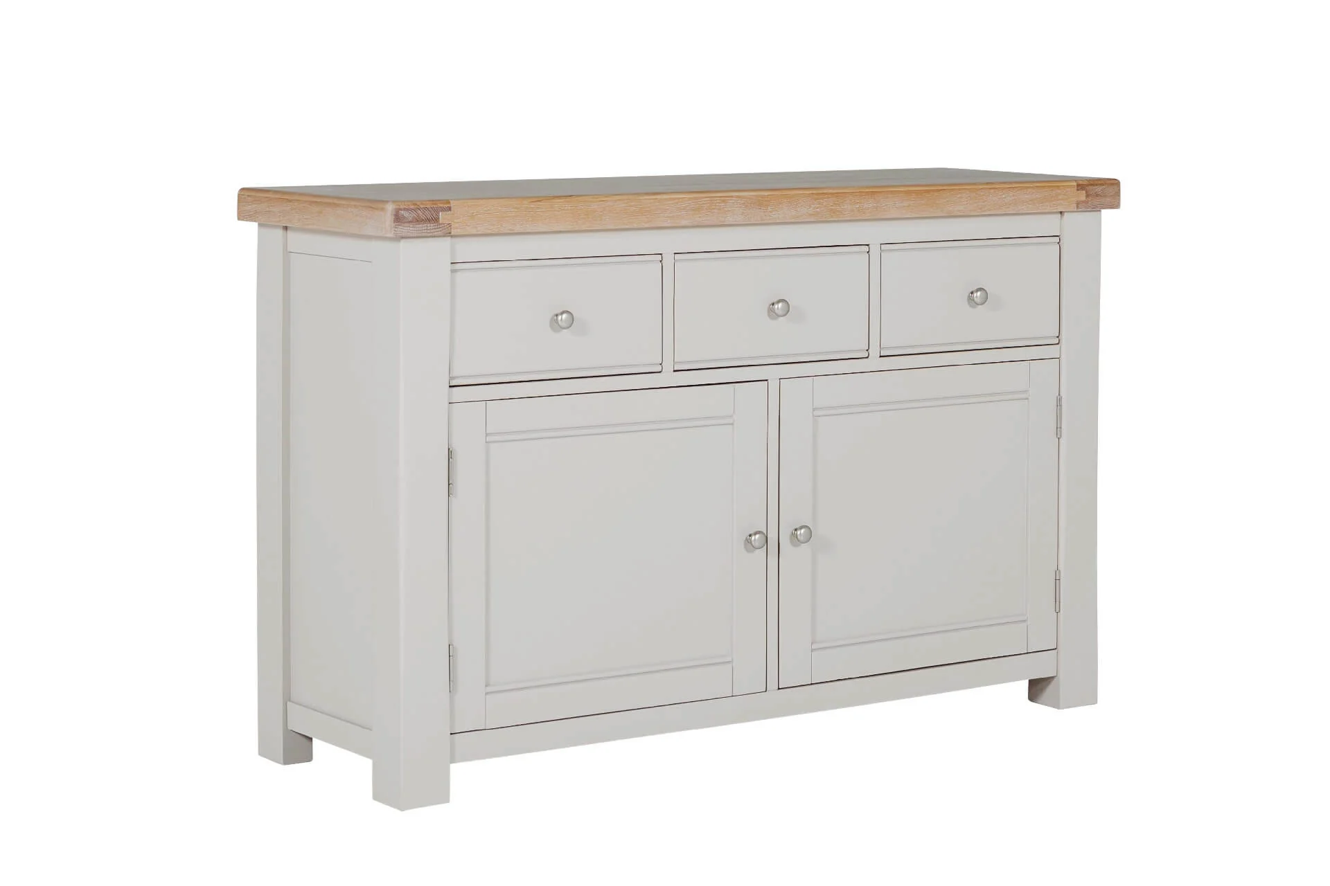 Doune Large Sideboard – Taupe with Oak Top (PRE-ORDER FOR SEPTEMBER) - Image 9