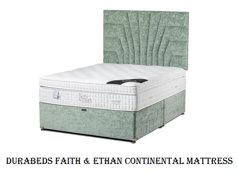 Durabeds Faith & Ethan Continental 4 ft6 Mattress – Hotel Grade with 1500 Pocket Springs