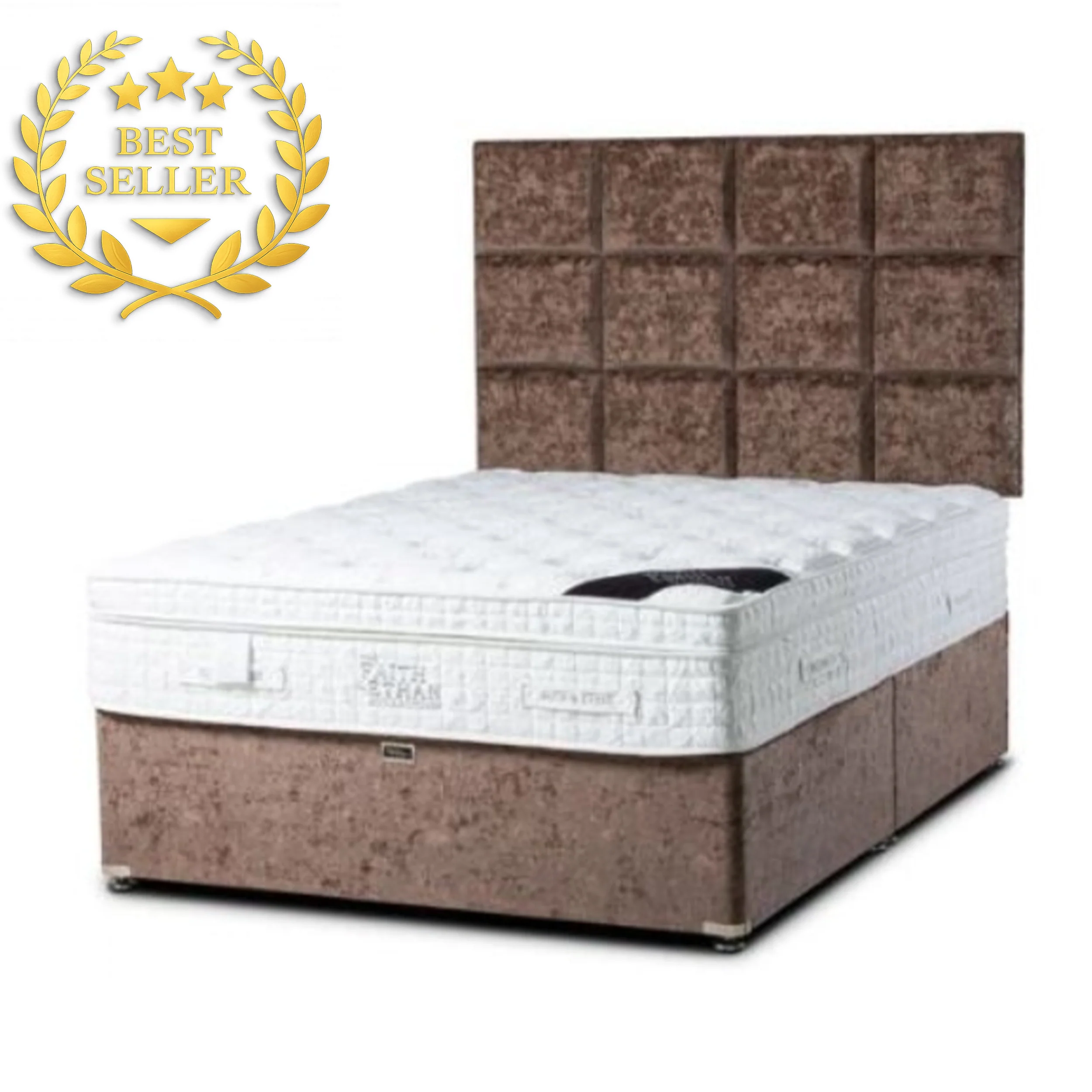 Durabeds Faith & Ethan Munich 5 ft Mattress – 1500 Pocket Springs with Euro Box Top
