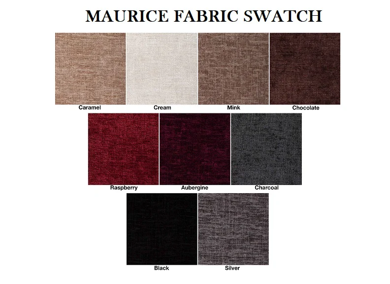 Durabeds Tara 56 Inch Full Size Headboard – Pleated Design in Maurice Chenille Fabric - Image 3