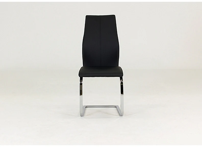Elis Dining Chairs – Easy Clean PU Upholstery (Polished Metal Frame) - Image 2