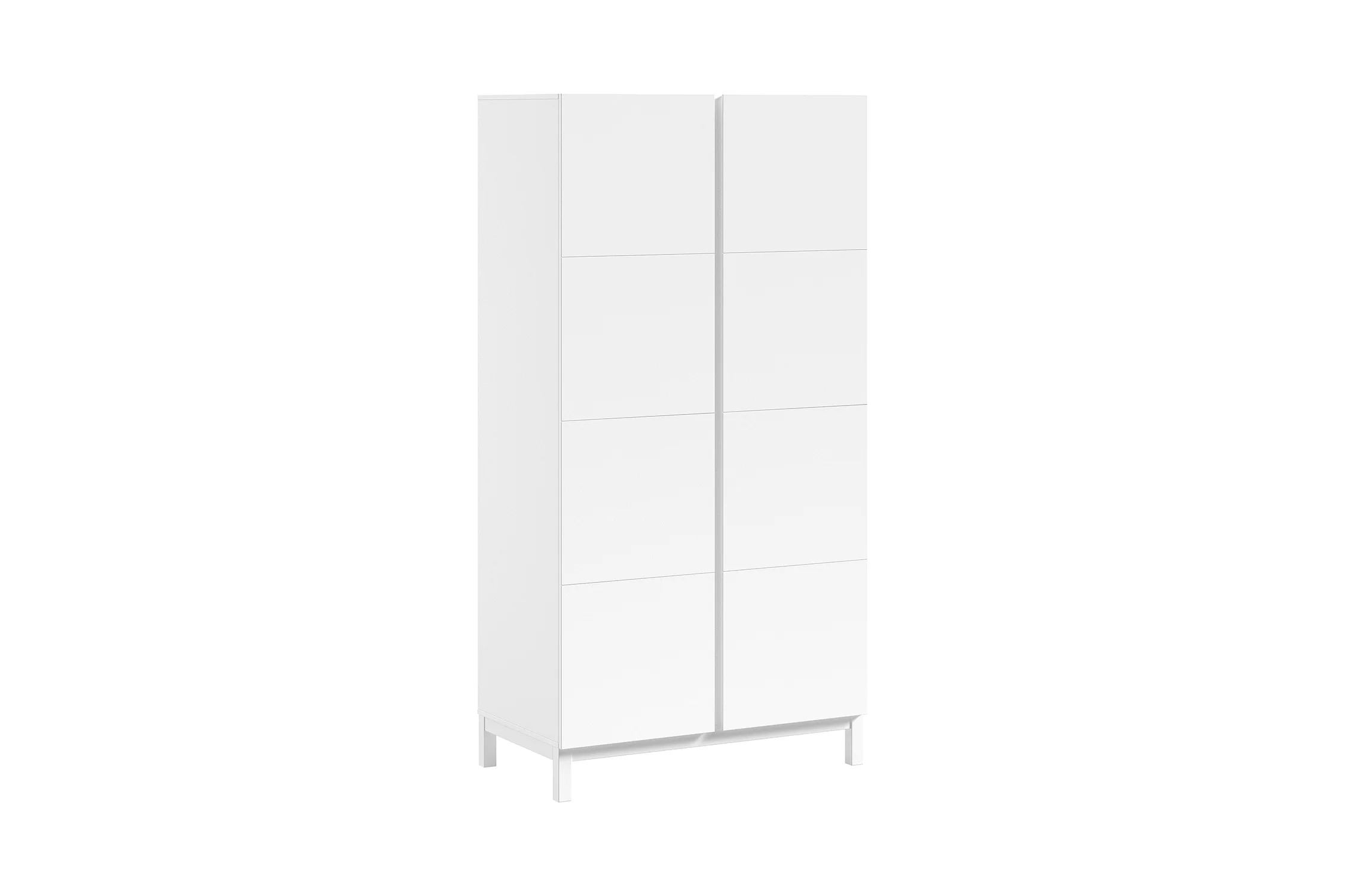 Eva 2 Door Wardrobe White - Image 2