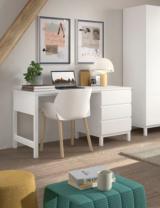 Eva Desk White