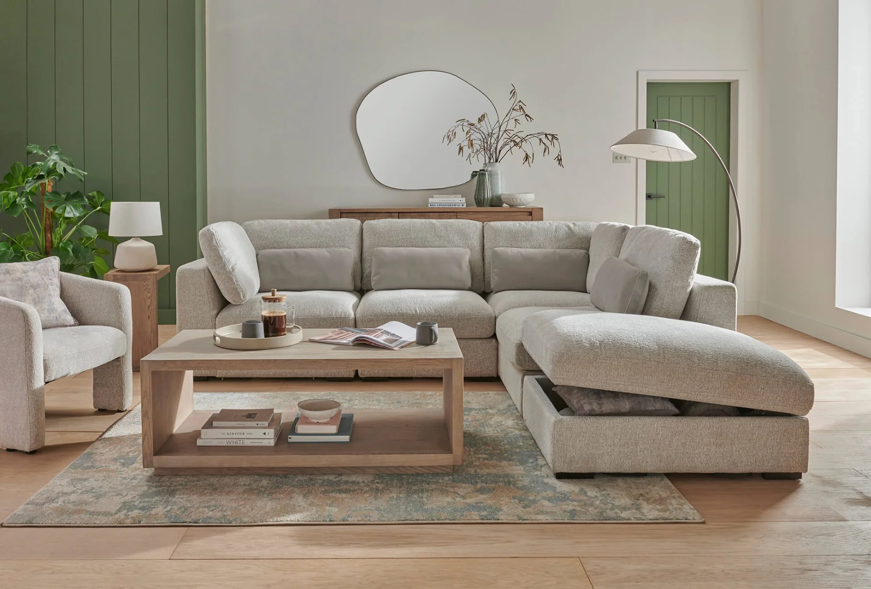 Elegant Oak Falun Coffee Table for Modern Living Spaces