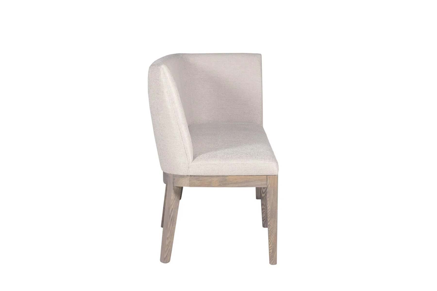Falun Long Corner Bench – Dark Grey Upholstered with Solid Oak Legs - Image 8