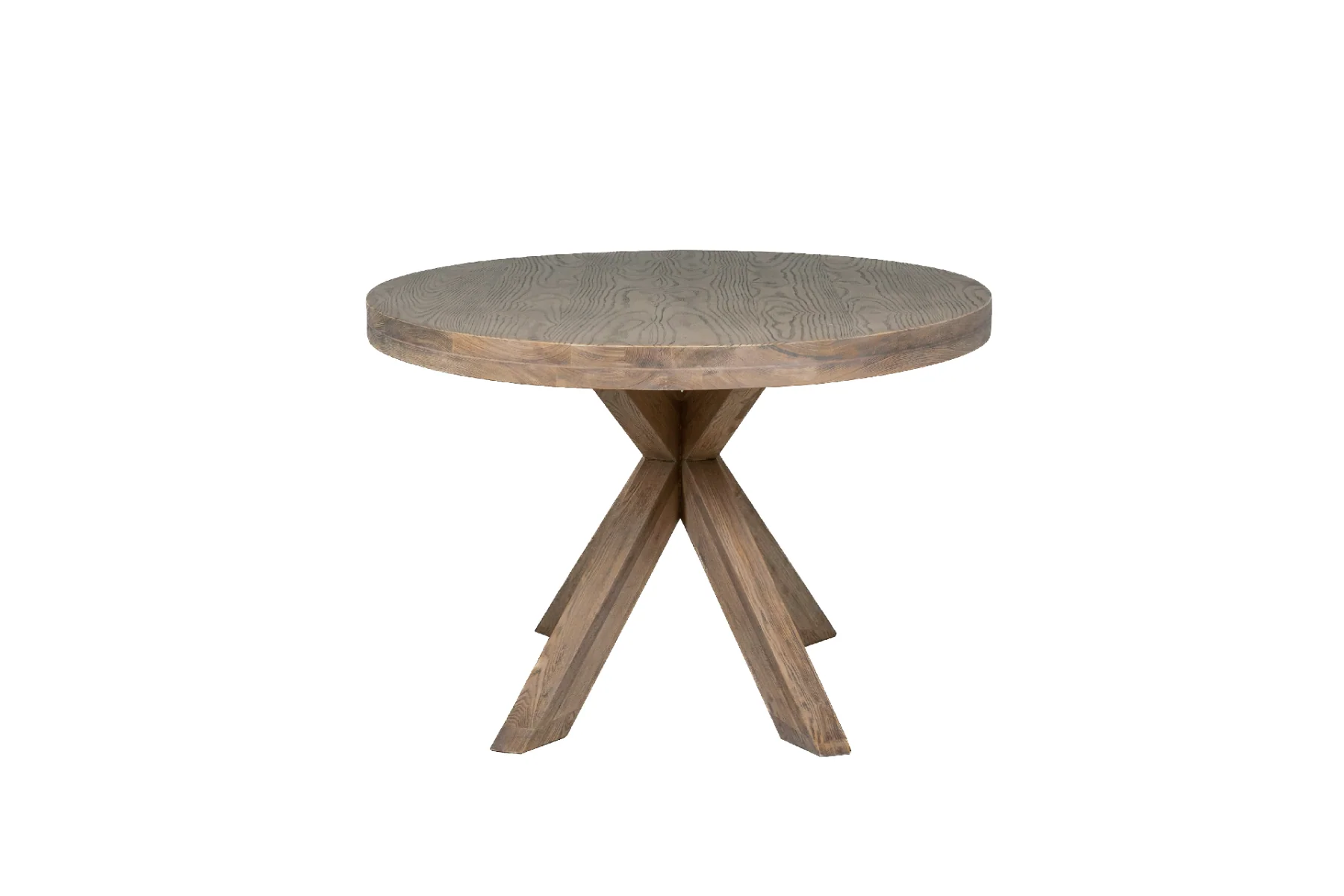 Falun Medium Oval Dining Table – Smoked Oak with Solid Oak Legs - Image 4