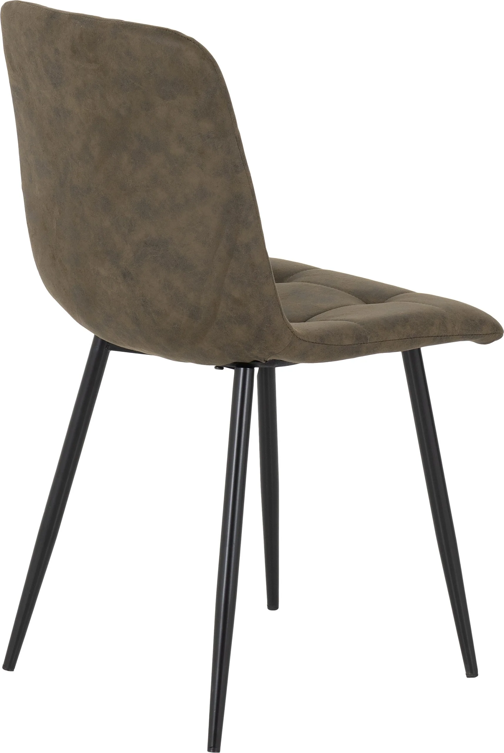 Fenton Dining Chair – Olive Green Suede with Black Metal Legs (X2 PER BOX) - Image 5
