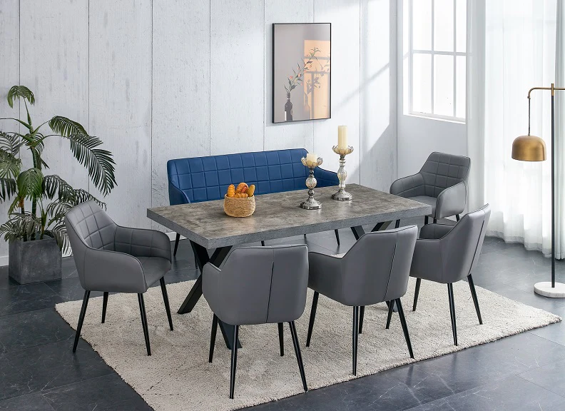 Fredrik X-Leg 1.8 m Dining Tables - Image 4