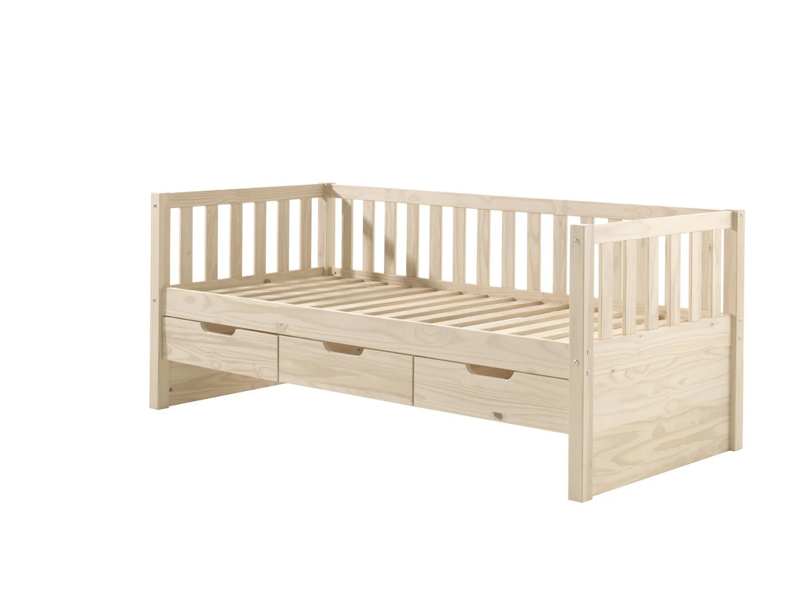 FRITZ Cabin Bed – 90x200cm Solid Pine with Storage Drawers (91) - Image 2
