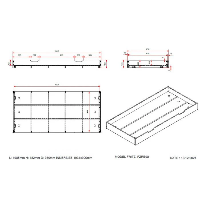 FRITZ Drawer – Solid Pine in White with Guest Bed Function - Image 4