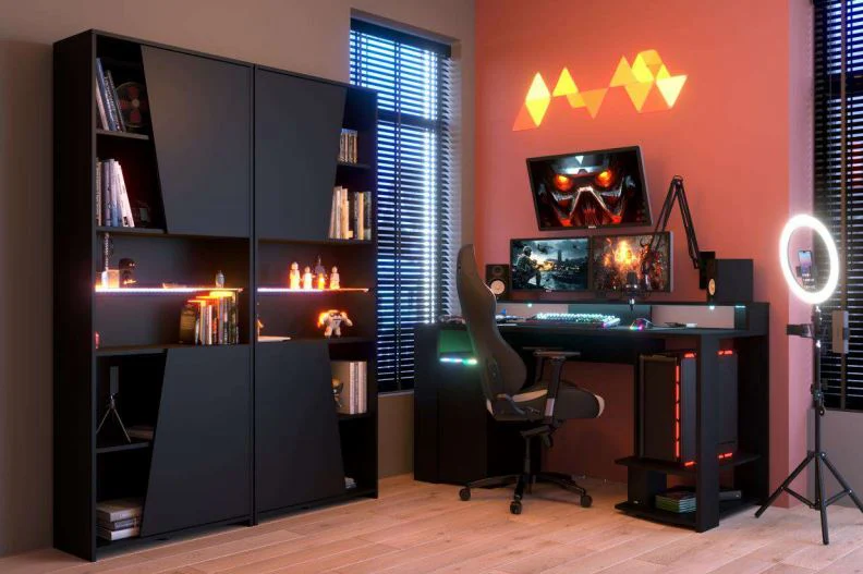 Gaming Bookcase ***SPECIAL PRICE - EXPRESS DELIVERY*** - Image 2