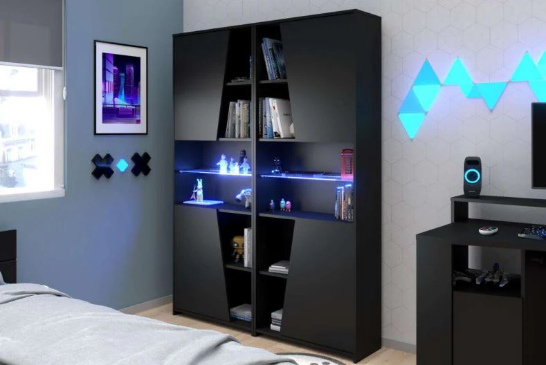 Gaming Bookcase ***SPECIAL PRICE - EXPRESS DELIVERY*** - Image 3